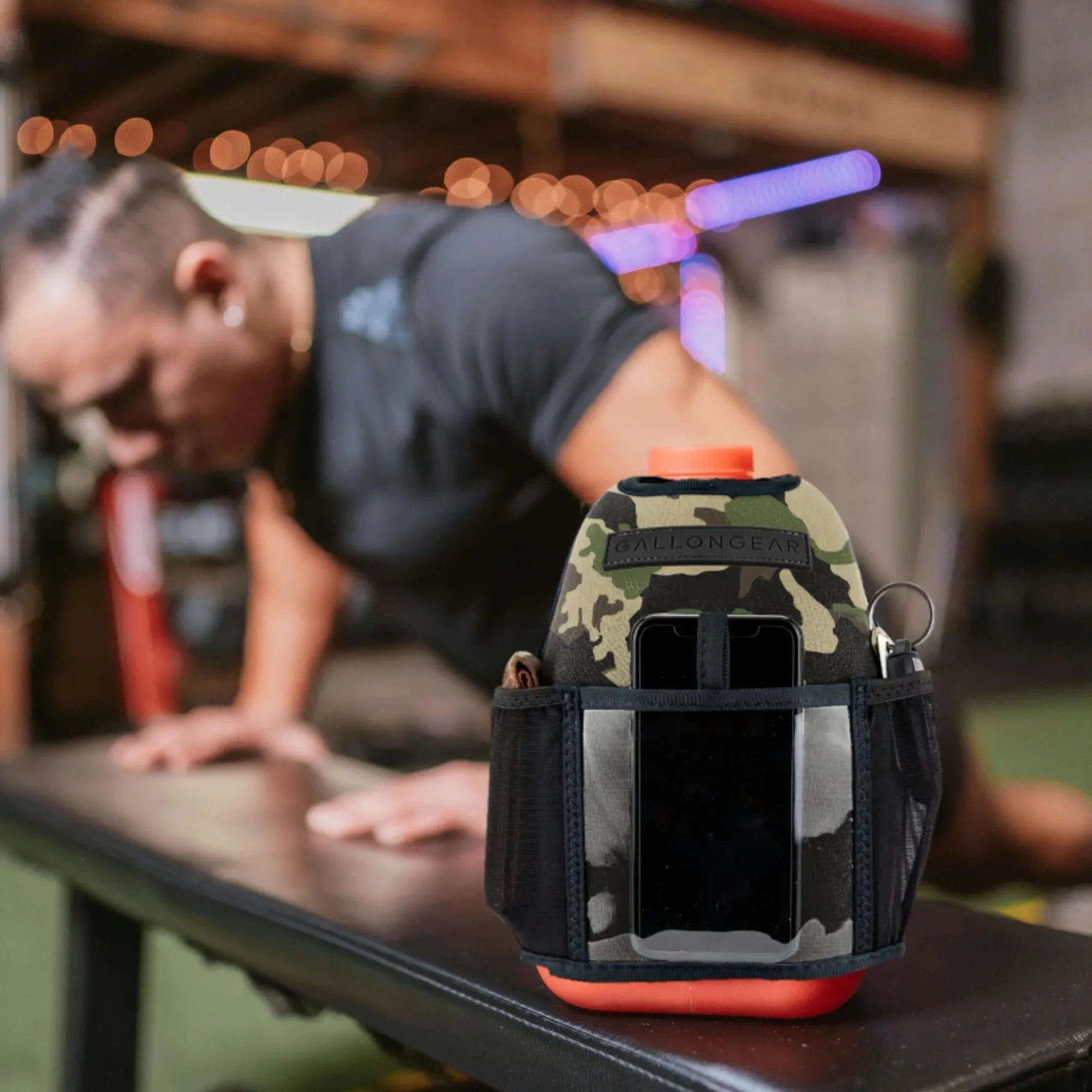"2025" GALLON GEAR 1 GALLON BOOTY | GYM WATER BOTTLE SLEEVE (CAMO V2)