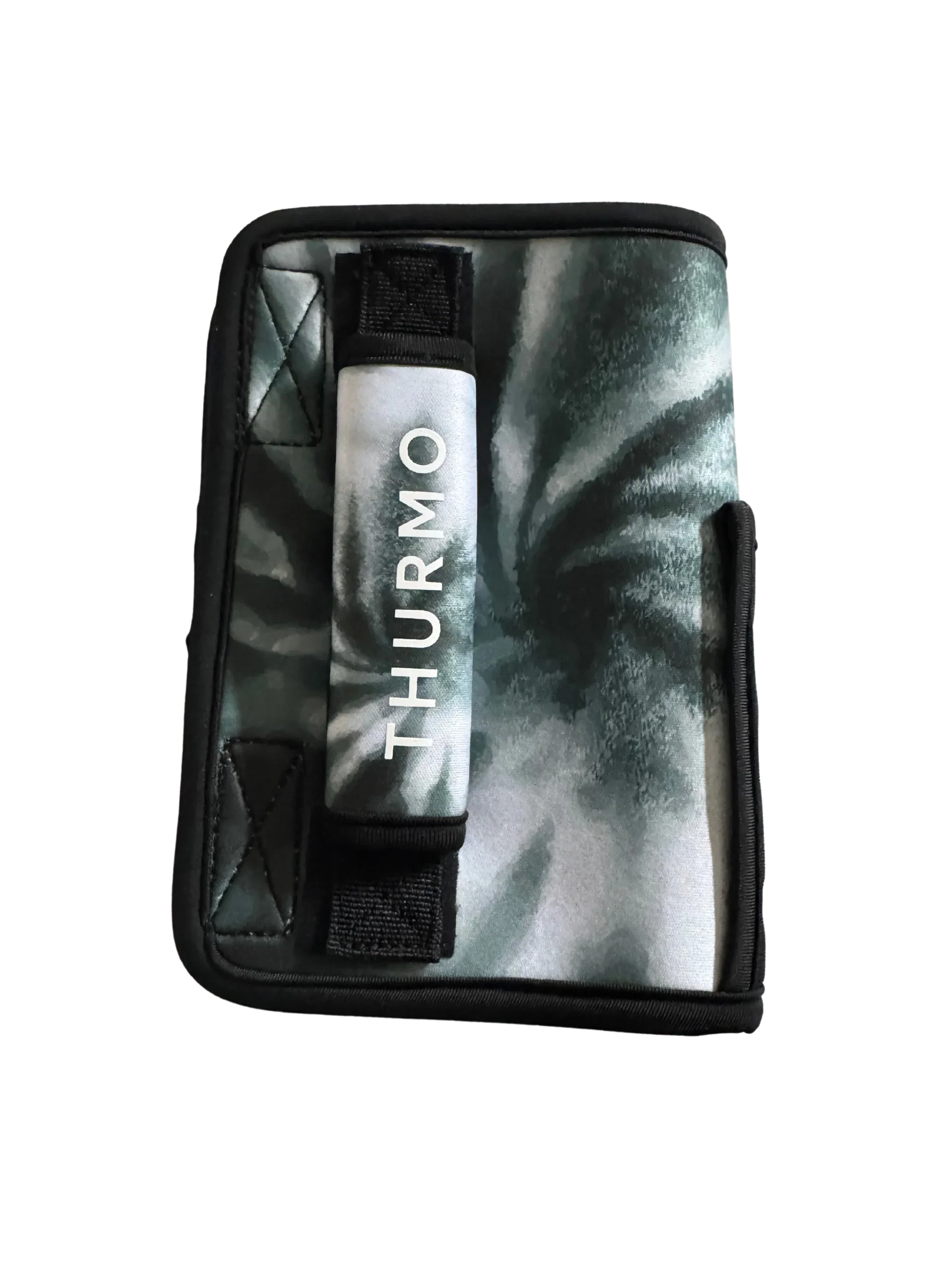 * IN STOCK * 2026 GALLON GEAR STAINLESS STEEL COMBO INSULATED WATER BOTTLE | WITH HANDLE SNAP TOP LID 40 OUNCE | GYM WATER BOTTLE WITH SLEEVE | NEOPRENE SLEEVE WITH CARRYING HANDLE TYE-DYE (BLACK BOTTLE - GREEN/WHITE/BLACK SLEEVE)