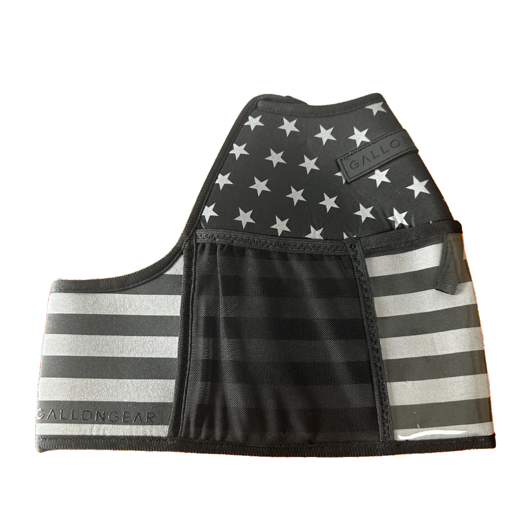 Insulated Gym Sports Sleeve | One Gallon Jug Water Bottle Sleeve | Gallon Gear | Flag USA Black/Grey | Pre-Order