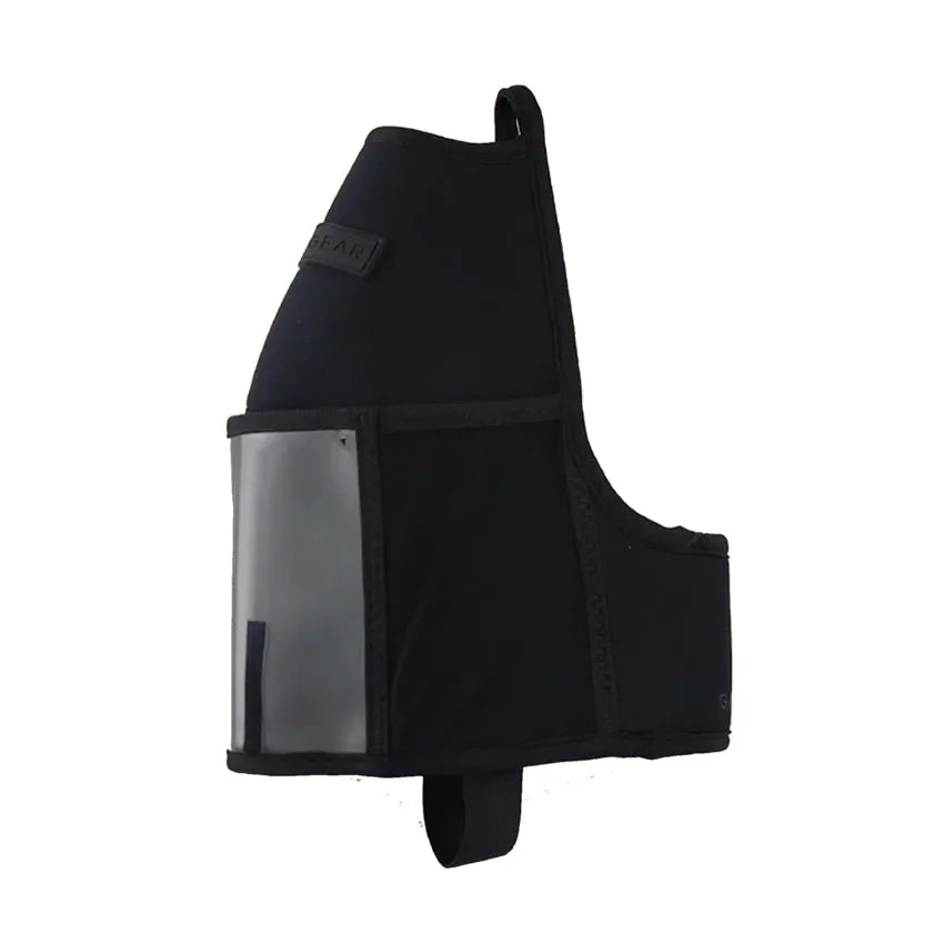 GALLON GEAR Half Gallon Booty | Gym Water Bottle Sleeve | Mesh Pockets (Black)