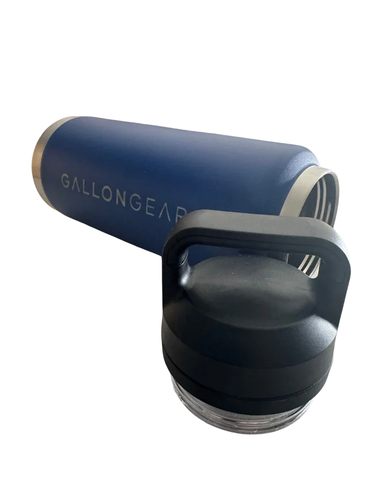 * NEW IN STOCK * 2026 GALLON GEAR STAINLESS STEEL SPORT BOTTLE | INSULATED WATER BOTTLE 36 OUNCE | KEEP COLD FOR 24 HOURS | HOT FOR 12 HOURS (BLUE)