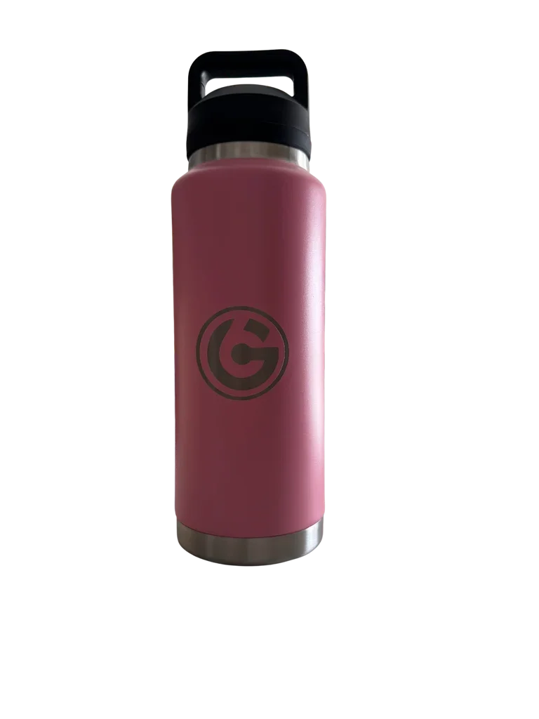 * NEW IN STOCK * 2026 GALLON GEAR STAINLESS STEEL SPORT BOTTLE | INSULATED WATER BOTTLE 36 OUNCE | KEEP COLD FOR 24 HOURS | HOT FOR 12 HOURS (MISTY ROSE)
