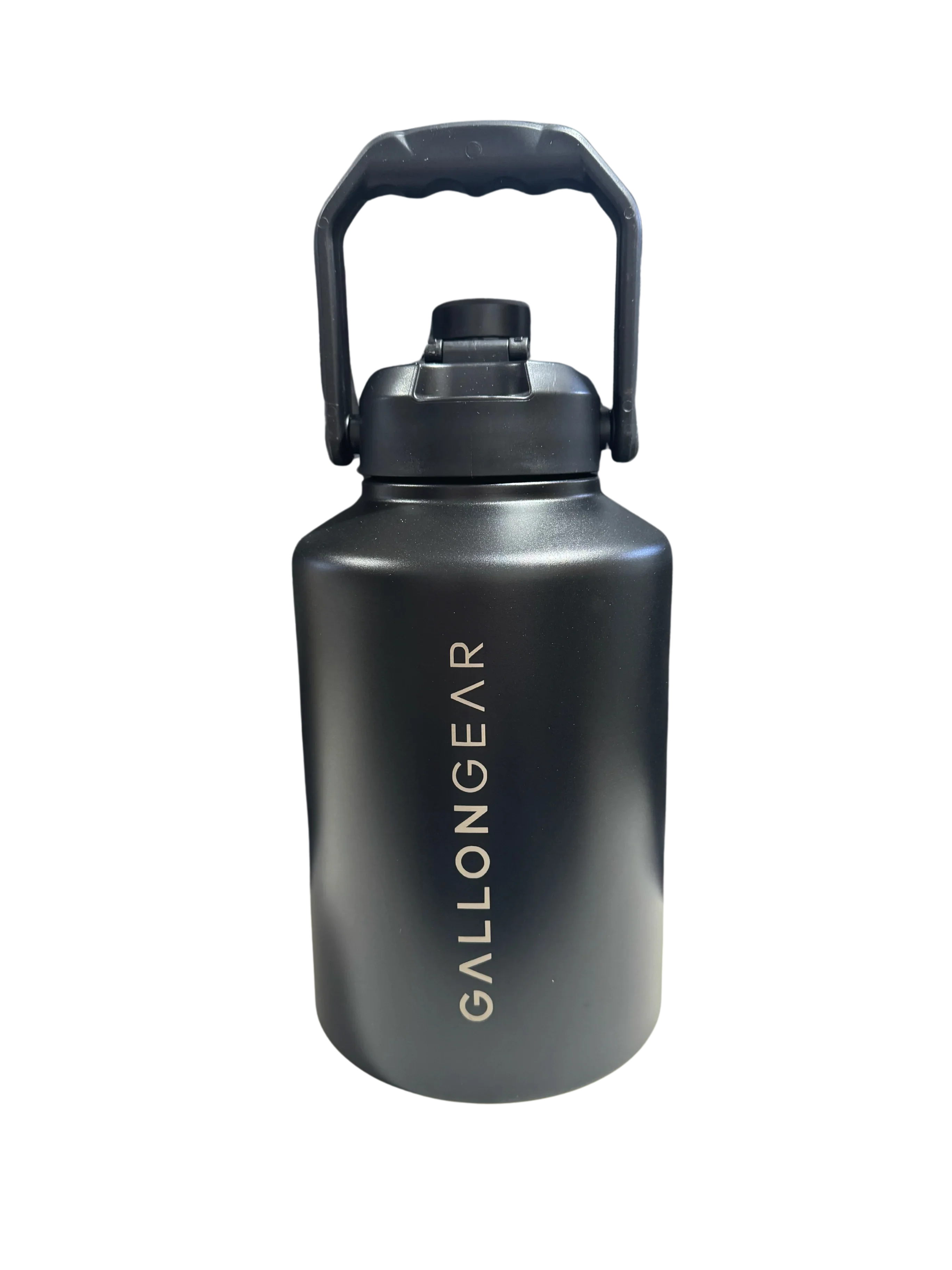 * NEW IN STOCK * 2026 GALLON GEAR STAINLESS STEEL INSULATED WATER BOTTLE WITH CARRYING HANDLE | 128oz CAPACITY KEEP COLD FOR 24 HOURS | HOT FOR 12 HOURS (BLACK)