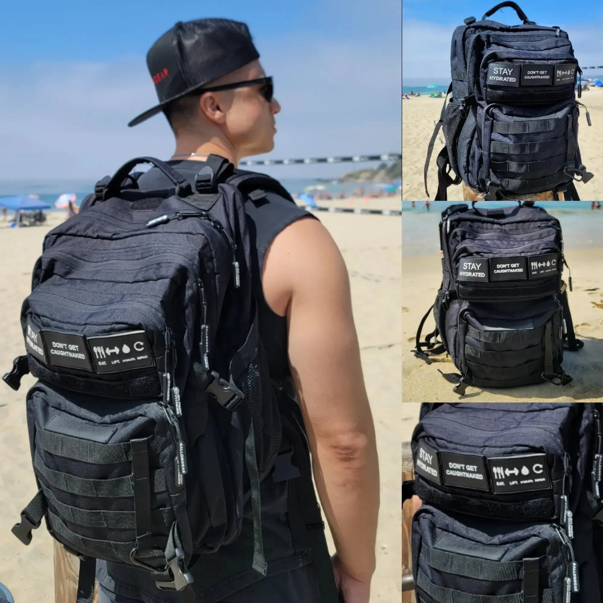 * PRE-ORDER JULY * 2026 GALLON GEAR GRUNT TACTICAL BACKPACK | CUBE XL MEAL MANAGEMENT BAG | MEAL PREP BACKPACK COMBO | STEALTH BLACK