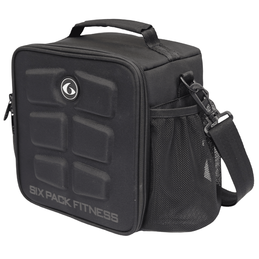 Innovator Cube XL Meal Prep Management Tote 3 - Meal (Black) - sixpackbags