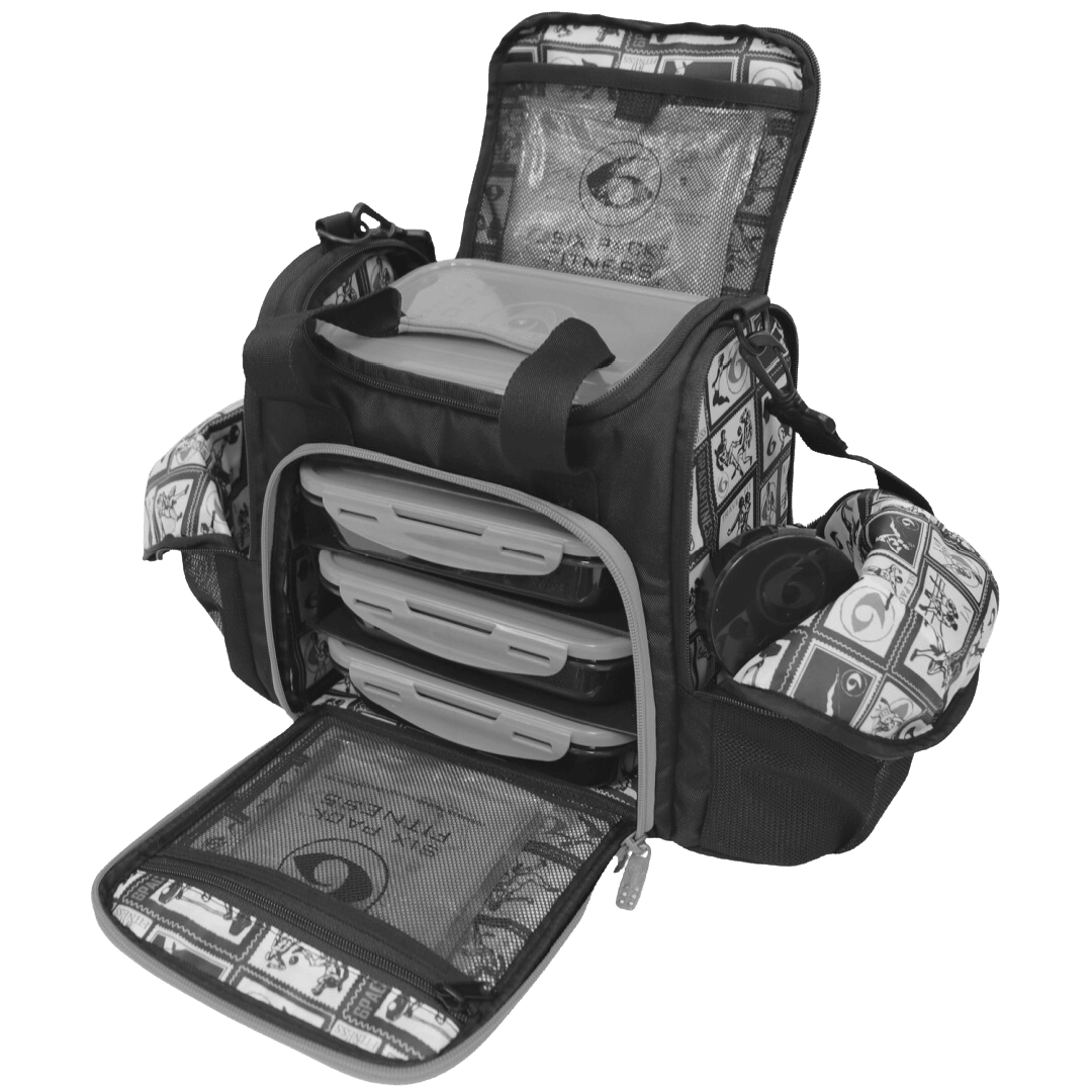 Innovator Mini Meal Prep Management Tote | Black/Grey - sixpackbags