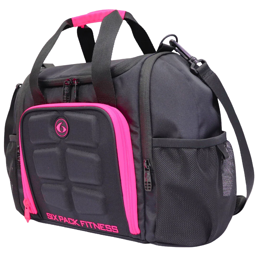 Innovator Mini Meal Prep Management Tote | Black/Pink - sixpackbags