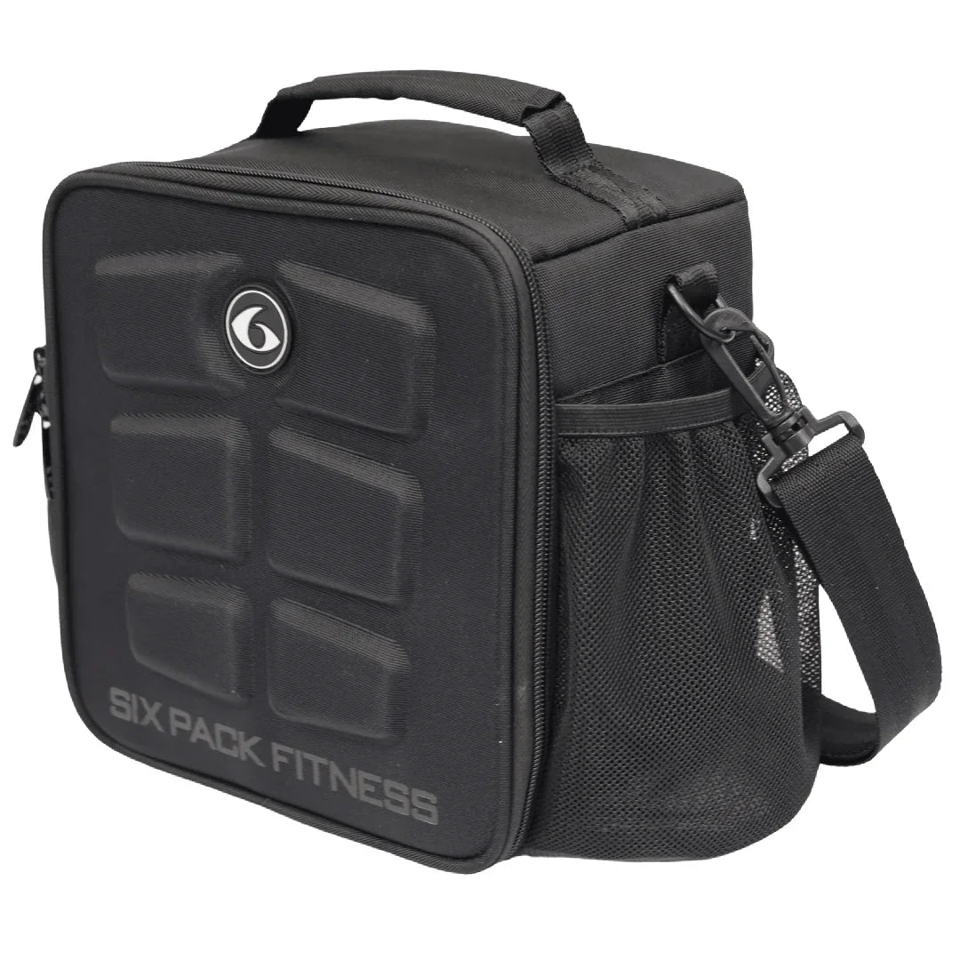 Innovator Cube XL Meal Prep Management Tote 3 - Meal (Black) - sixpackbags