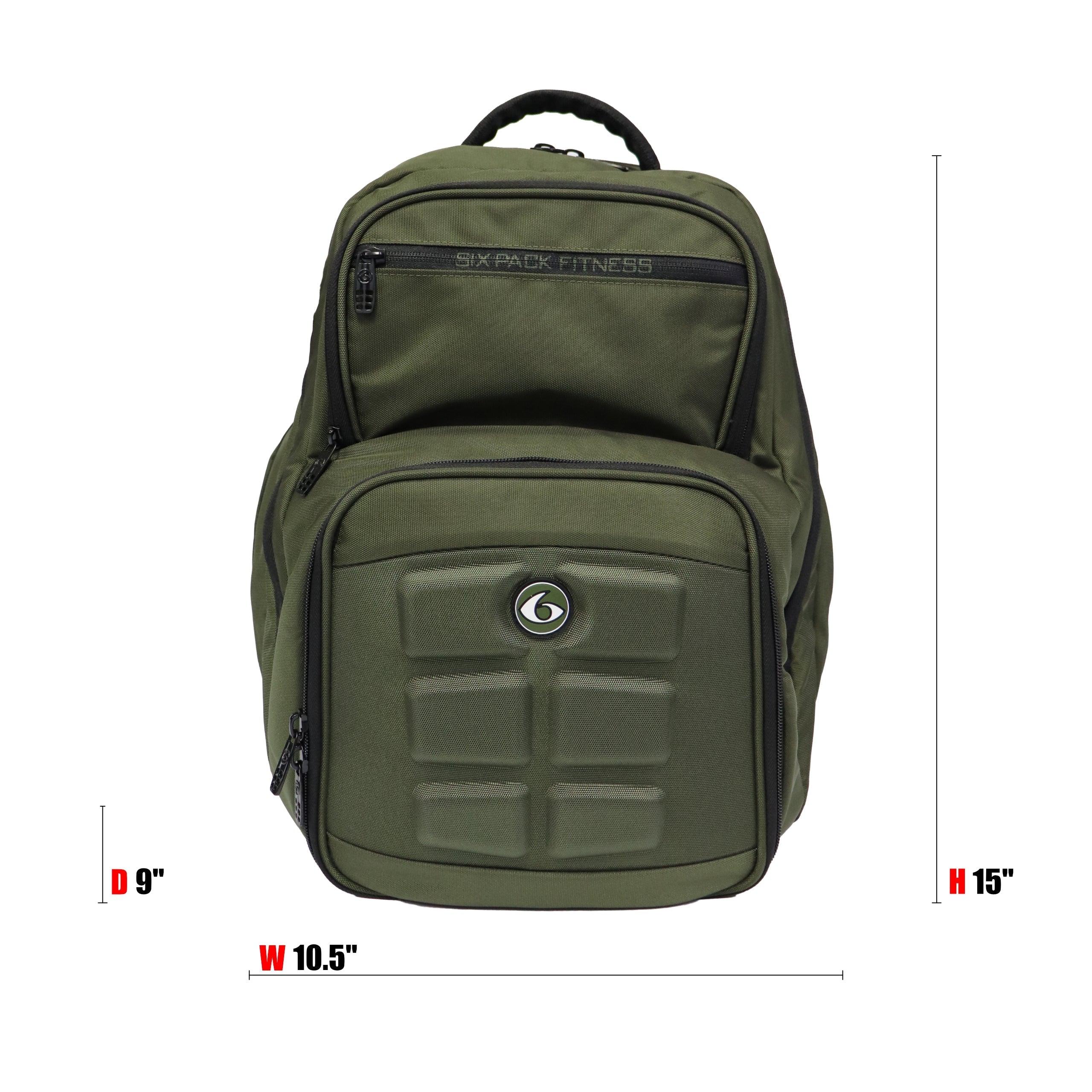 Innovator Expedition 300 Backpack Meal Prep Management Bag (Olive) - sixpackbags