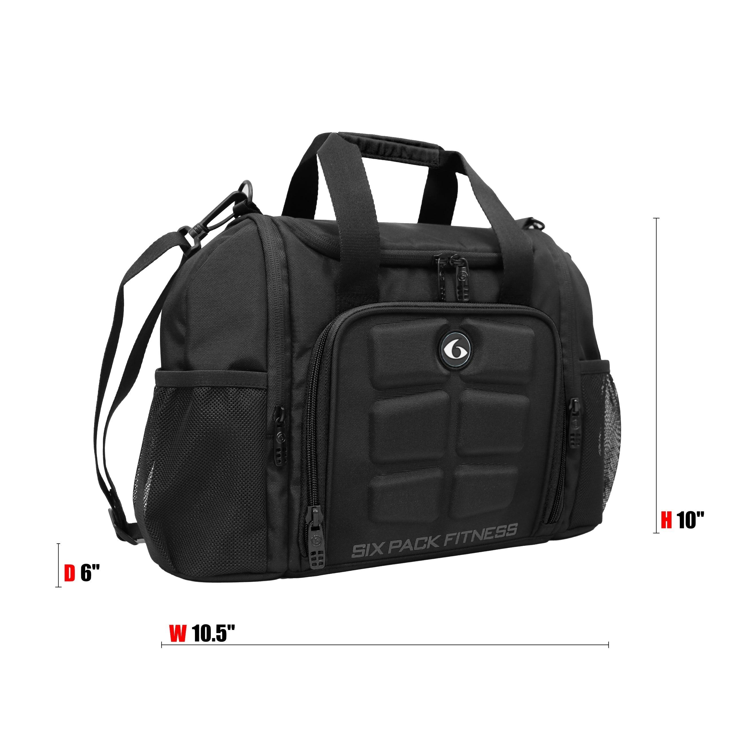 Innovator Mini Meal Prep Management Tote 4 - Meal (Black) - sixpackbags