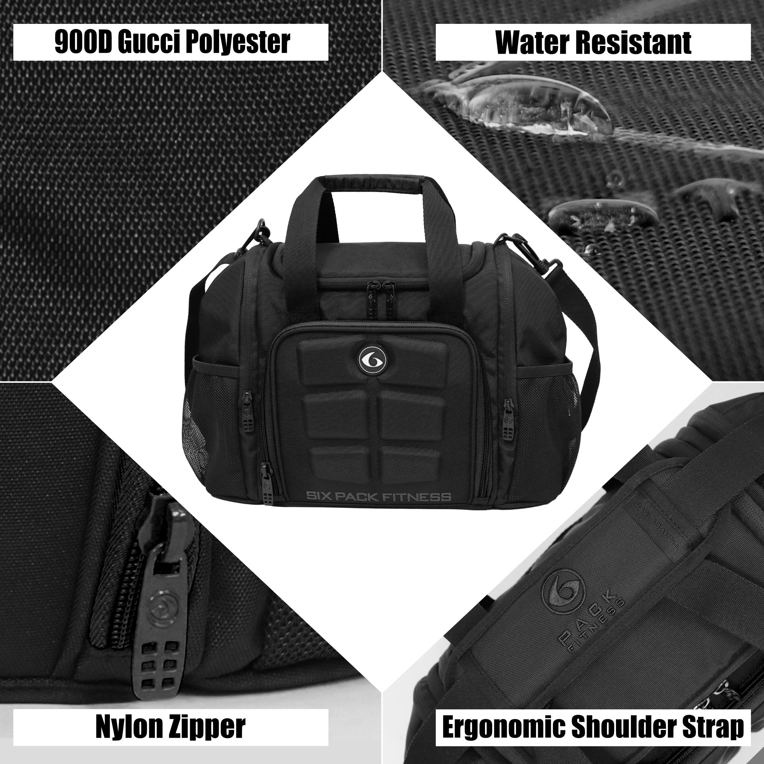 Innovator Mini Meal Prep Management Tote 4 - Meal (Black) - sixpackbags