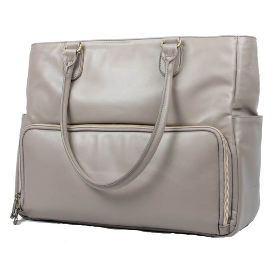 ** PRE-ORDER ** April 2025 Renee Tote Meal Prep Management 4 - Meal Removable Insulated Core (Stone Beige)