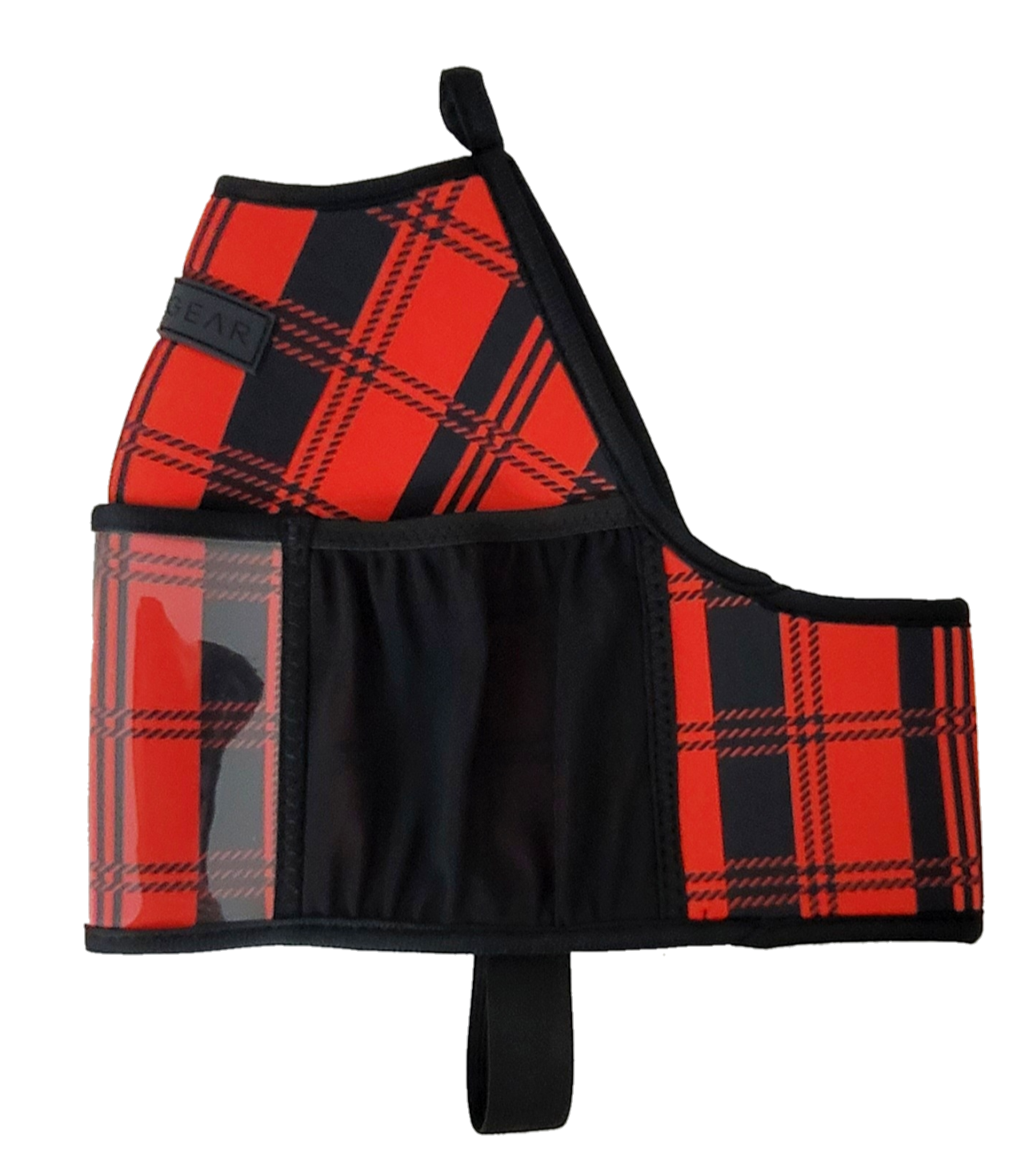 1 Gallon Red Plaid Booty
