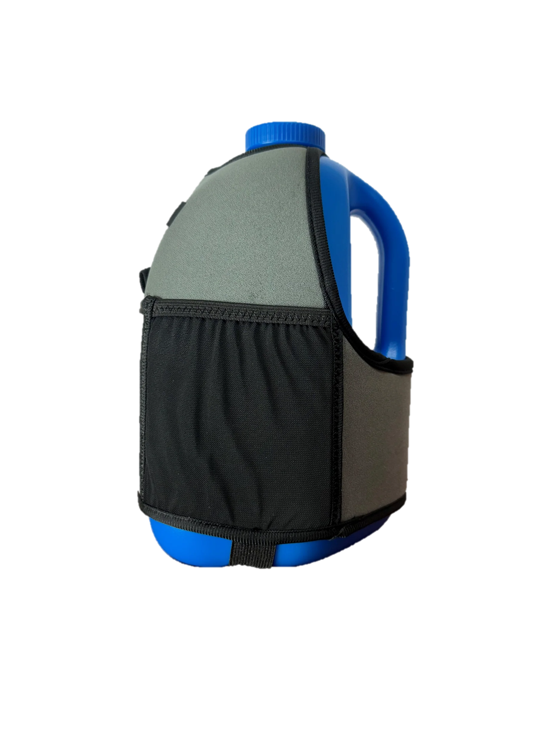 *PRE-ORDER* GALLON GEAR COMBO 1 GALLON JUG | GYM WATER BOTTLE WITH SLEEVE (GREY)