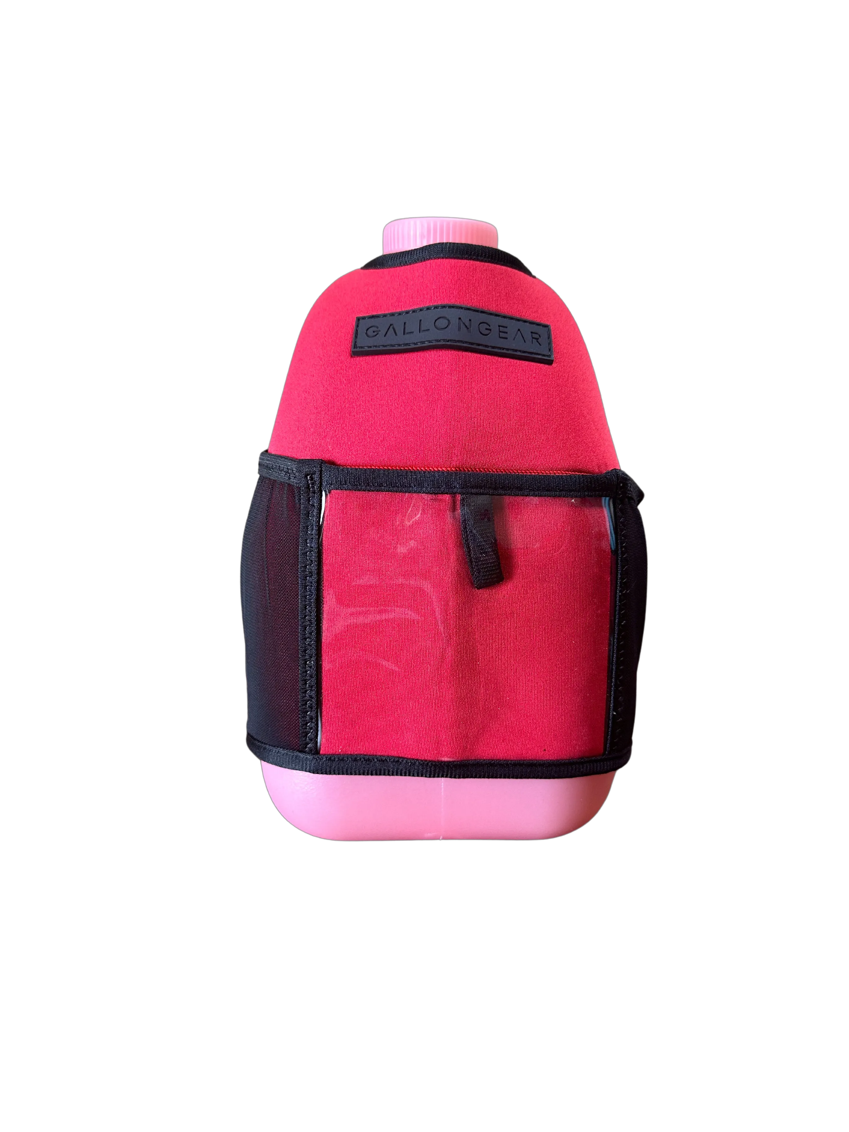 (1 GALLON COMBO) Pink Jug / Red/Black Logo Booty