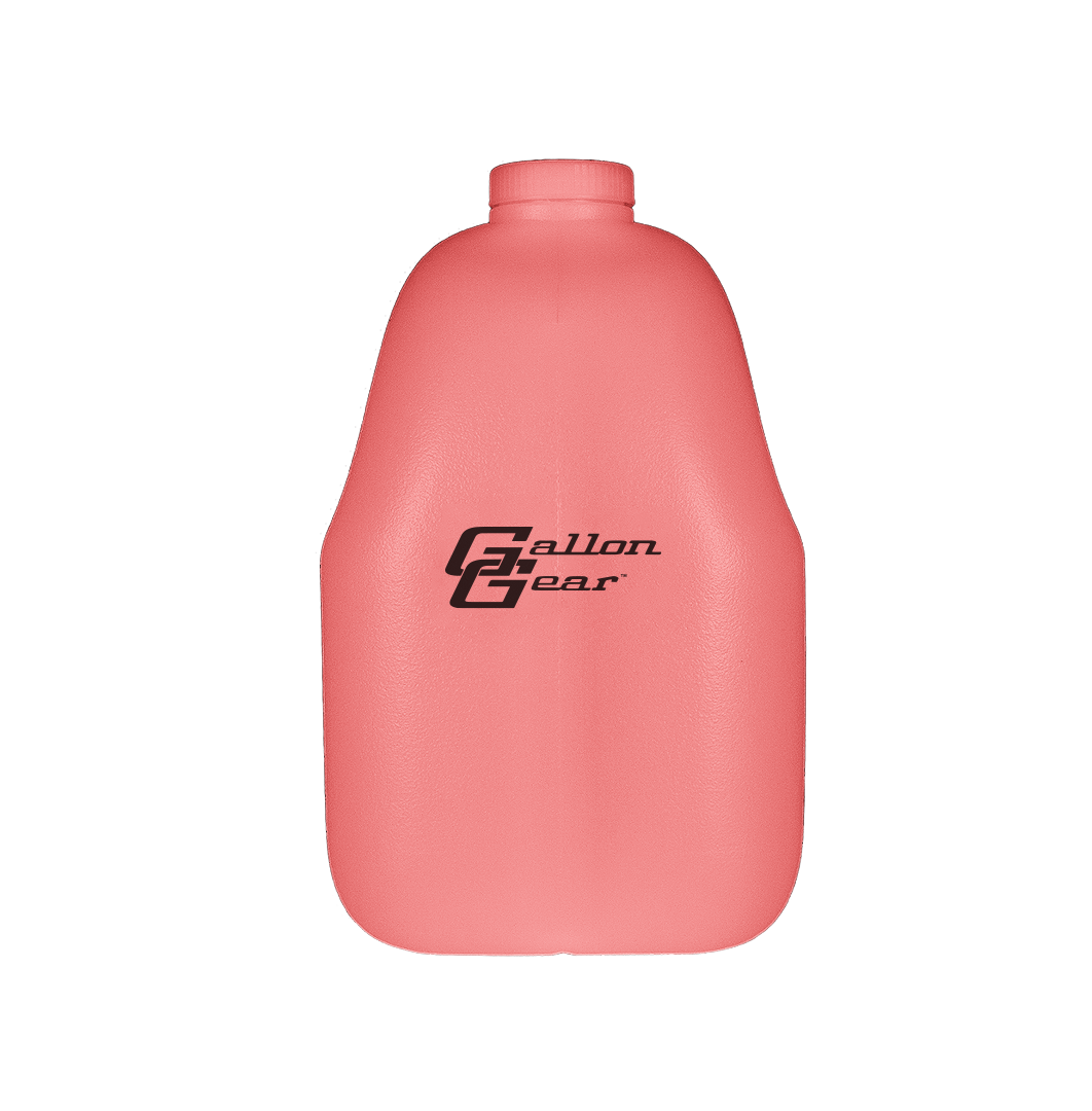 1 Gallon Cow Design Pink Bottle Combo