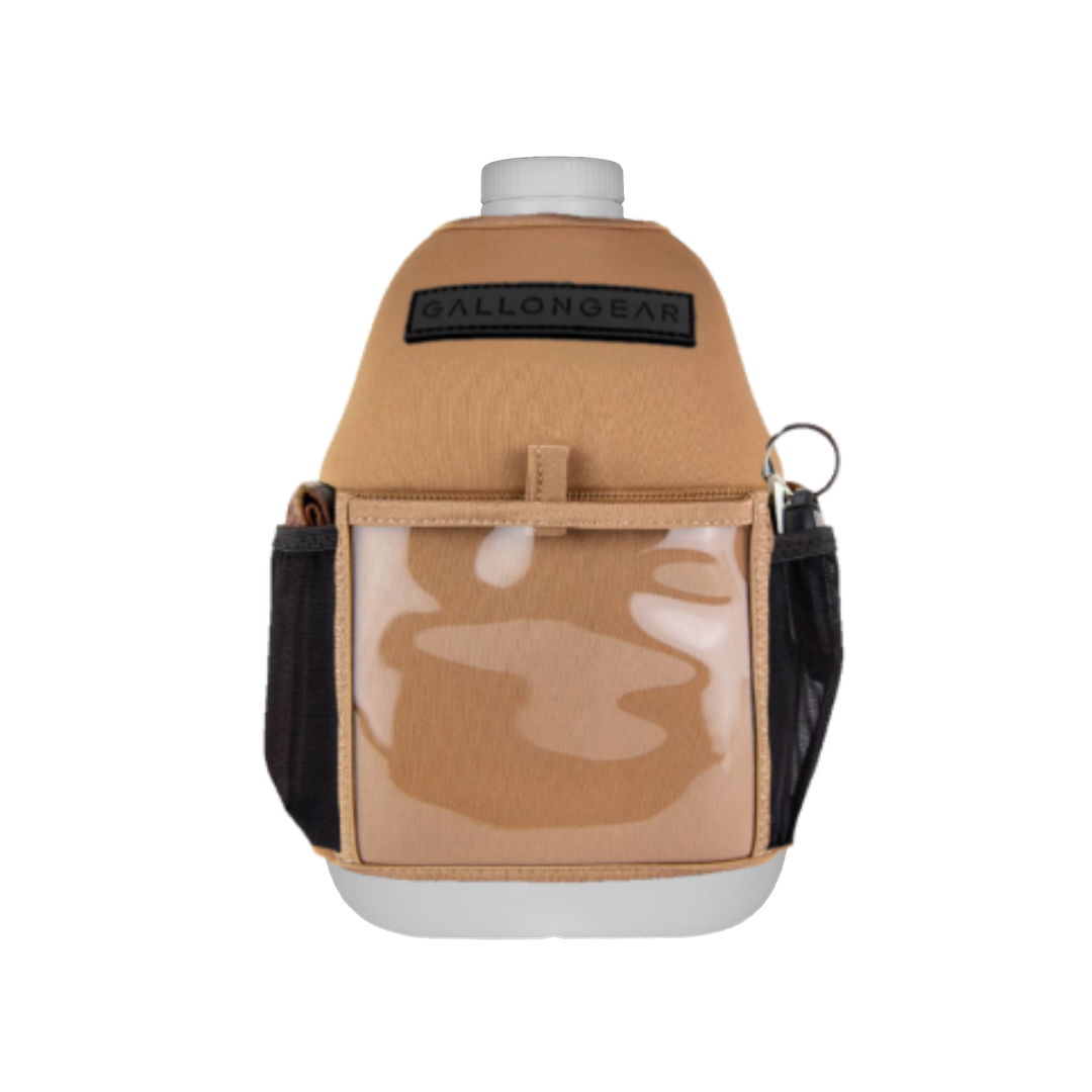 (1 GALLON PACK) White Jug / Brown Luxe Booty