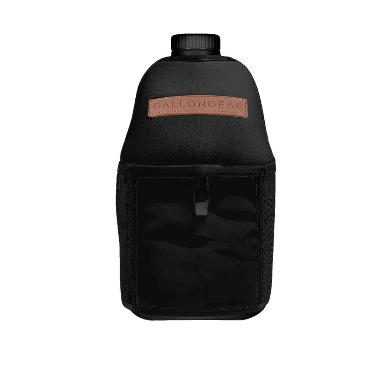 1/2 Gallon Black w/ Brown Logo Black Bottle Combo