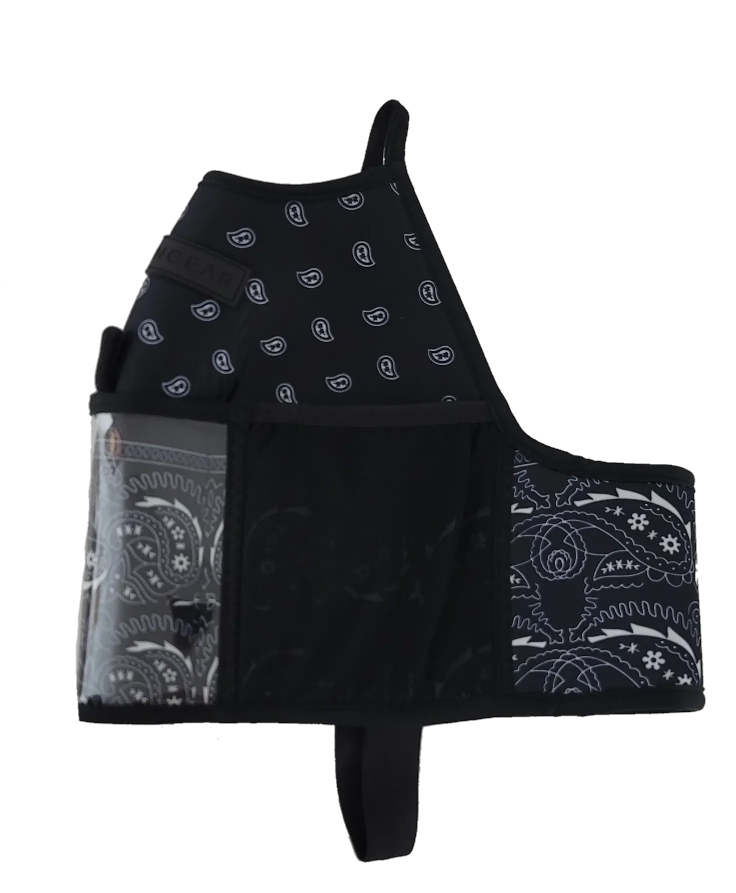 Insulated Gym Sports Sleeve  | One Gallon Jug Water Bottle Sleeve | Gallon Gear | Bandana Black | Pre-Order