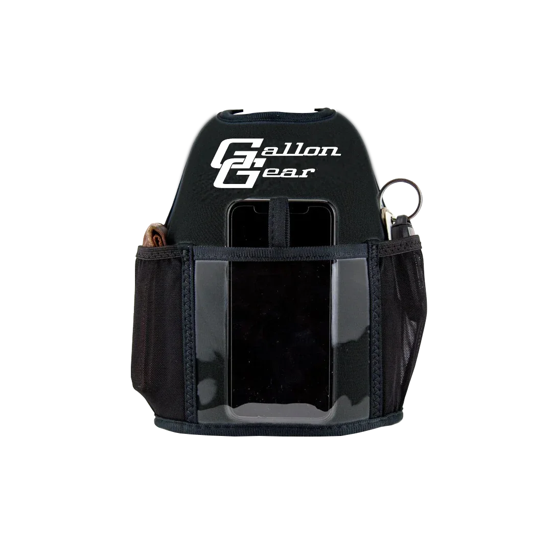"2025" GALLON GEAR 1 GALLON BOOTY | GYM WATER BOTTLE SLEEVE (BLACK/WHITE)