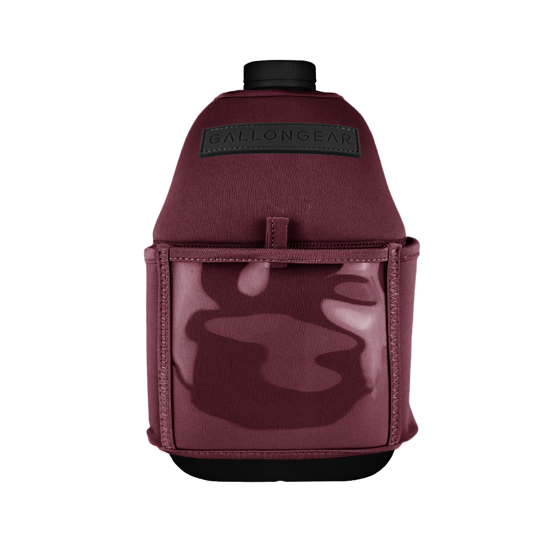 (1 GALLON PACK) White Jug / Maroon Booty