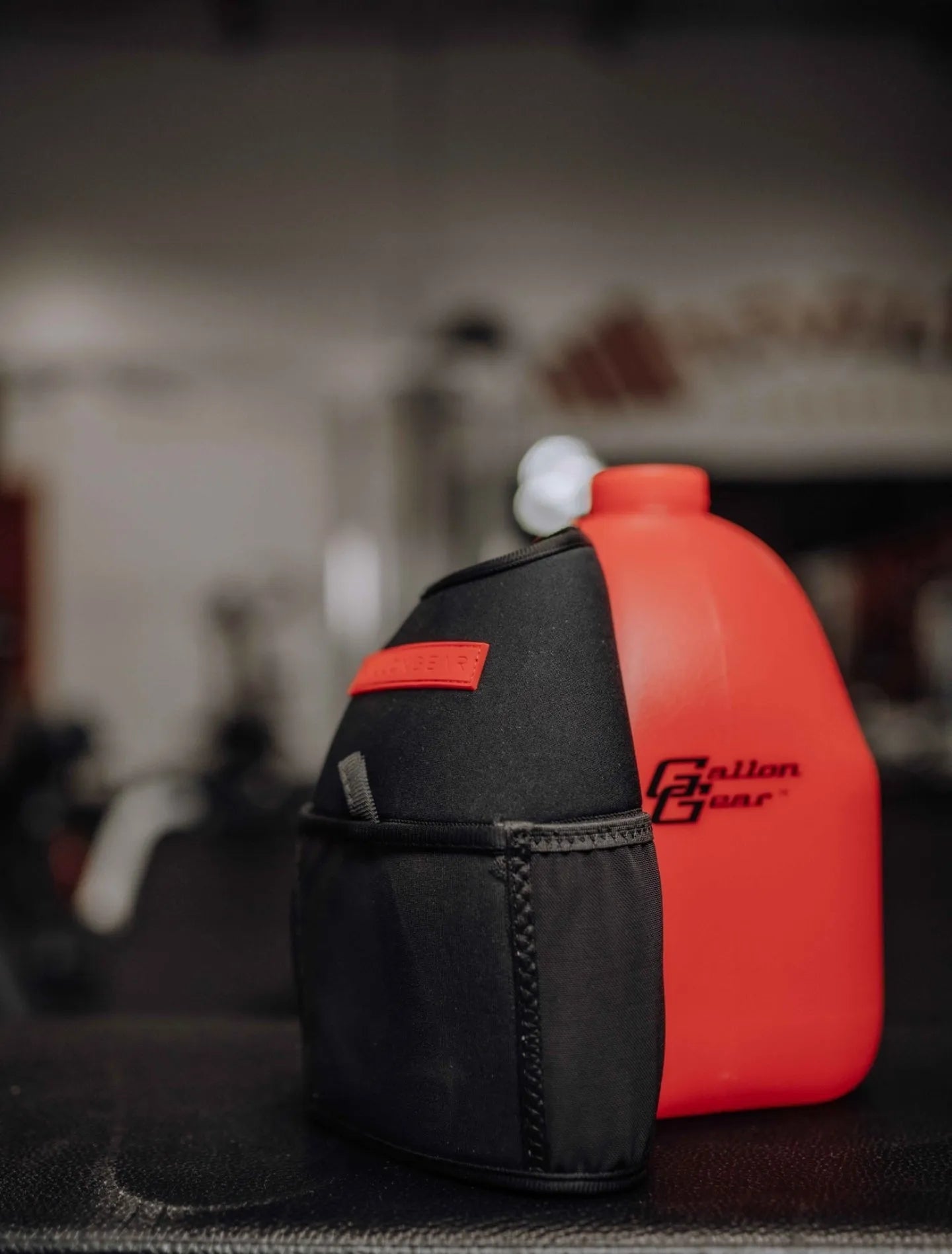 GALLON GEAR 1 GALLON JUG | GYM WATER BOTTLE (RED)