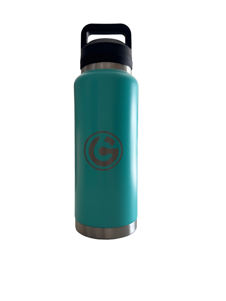 * NEW IN STOCK * 2025 GALLON GEAR  STAINLESS STEEL SPORT BOTTLE | INSULATED WATER BOTTLE 36 OUNCE | KEEP COLD FOR 24 HOURS | HOT FOR 12 HOURS (AQUA)