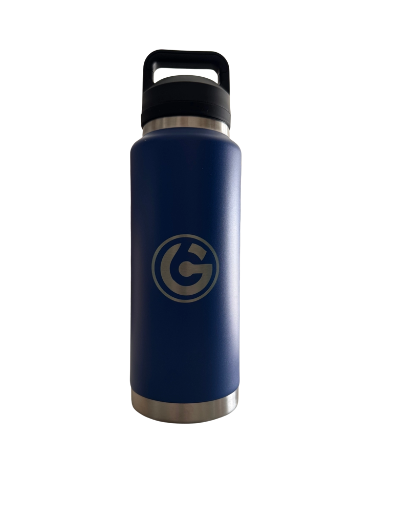 * NEW IN STOCK * 2025 GALLON GEAR  STAINLESS STEEL SPORT BOTTLE | INSULATED WATER BOTTLE 36 OUNCE | KEEP COLD FOR 24 HOURS | HOT FOR 12 HOURS (BLUE)