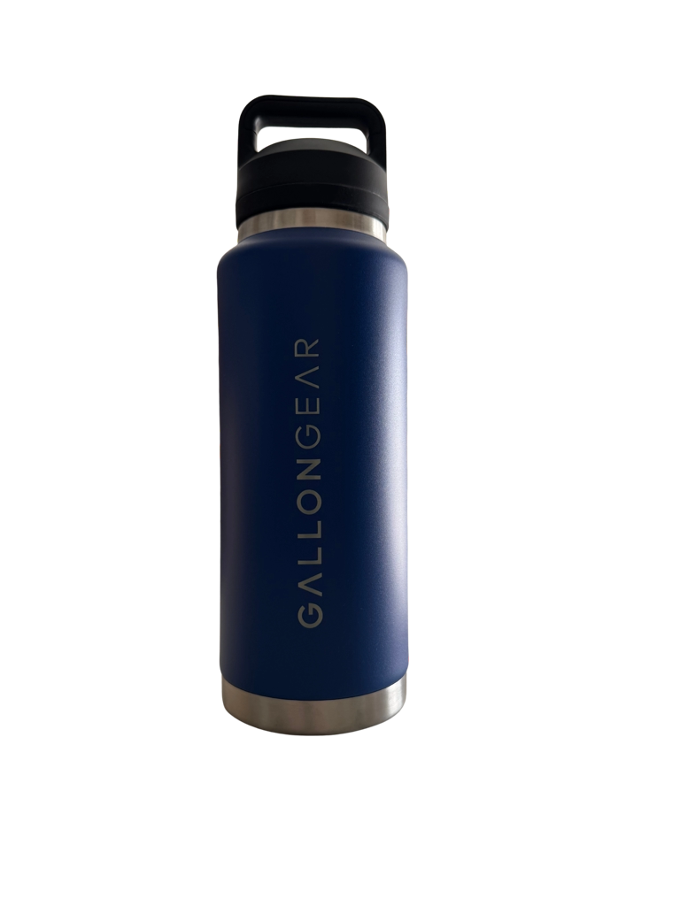 * NEW IN STOCK * 2025 GALLON GEAR  STAINLESS STEEL SPORT BOTTLE | INSULATED WATER BOTTLE 36 OUNCE | KEEP COLD FOR 24 HOURS | HOT FOR 12 HOURS (BLUE)