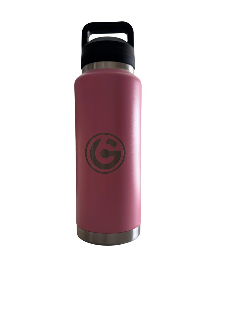 * NEW IN STOCK * 2025 GALLON GEAR  STAINLESS STEEL SPORT BOTTLE | INSULATED WATER BOTTLE 36 OUNCE | KEEP COLD FOR 24 HOURS | HOT FOR 12 HOURS (MISTY ROSE)
