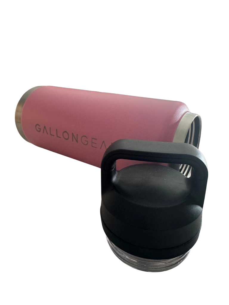 * NEW IN STOCK * 2025 GALLON GEAR  STAINLESS STEEL SPORT BOTTLE | INSULATED WATER BOTTLE 36 OUNCE | KEEP COLD FOR 24 HOURS | HOT FOR 12 HOURS (MISTY ROSE)