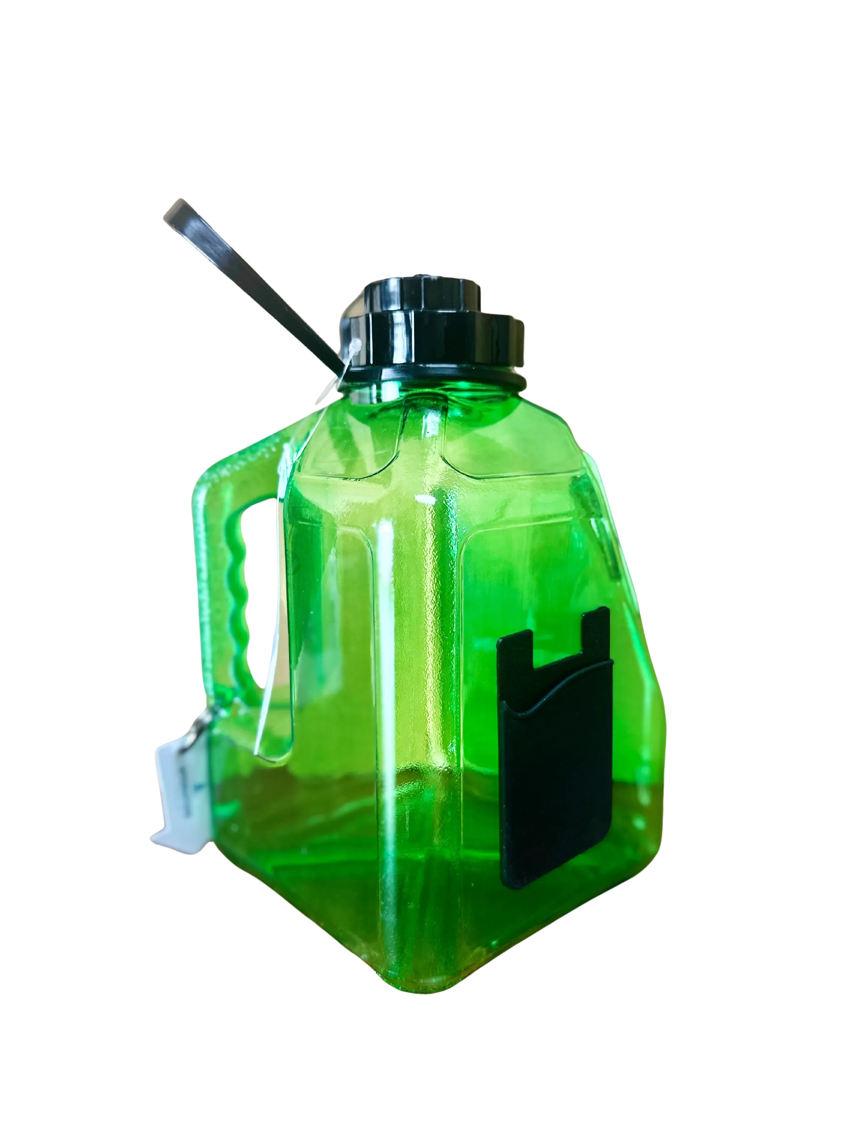 HYDRATION JUNKIE 3 LITER BIG WATER BOTTLE WITH HANDLE | TRANSPORTER JUG (ENVY GREEN)