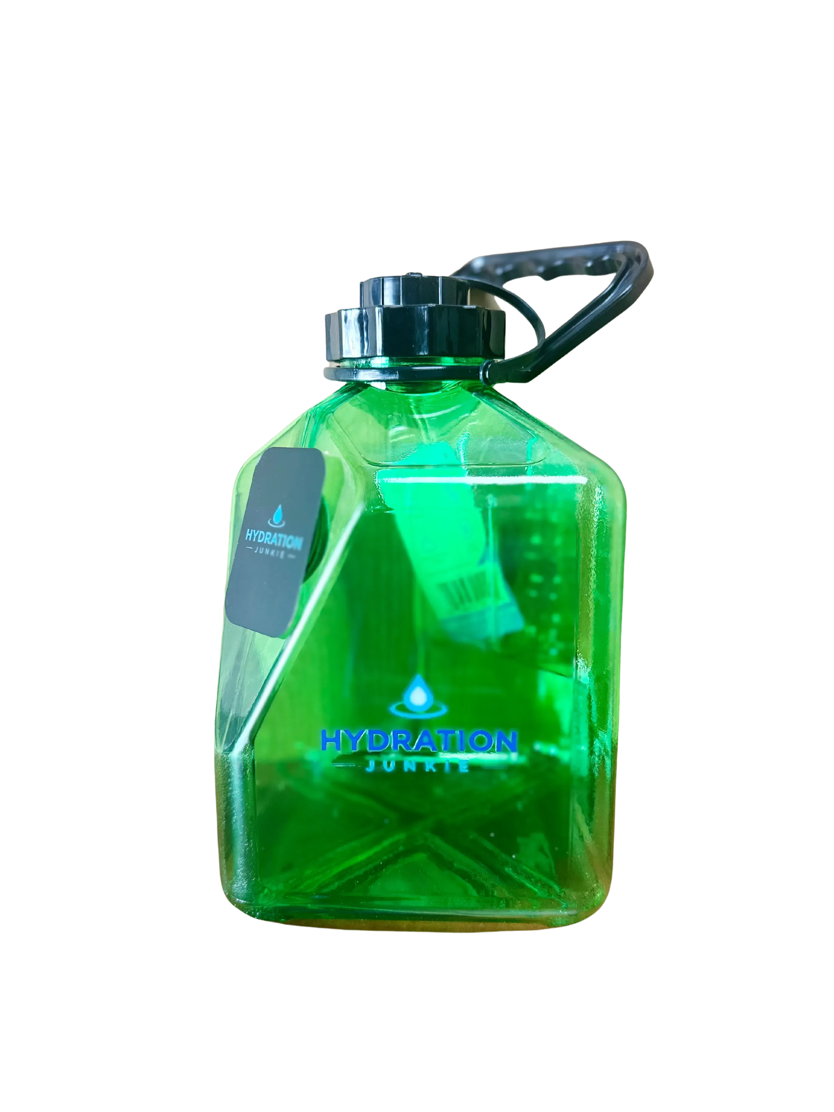 HYDRATION JUNKIE 3 LITER BIG WATER BOTTLE WITH HANDLE | TRANSPORTER JUG (ENVY GREEN)