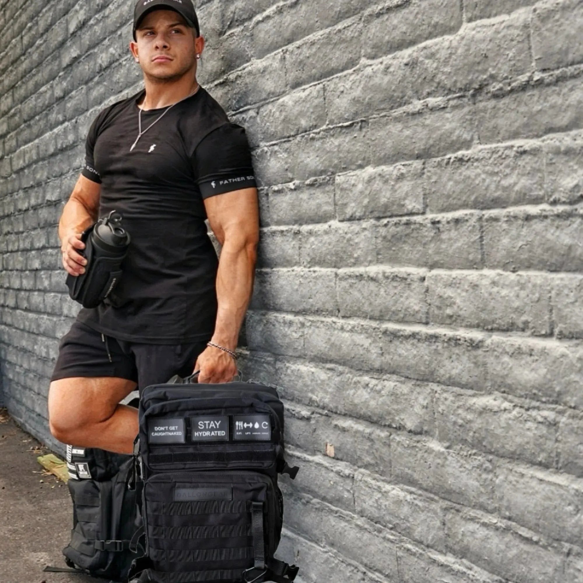 ** PRE-ORDER ** JAN 15th 2025 GALLON GEAR GRUNT TACTICAL BACKPACK (STEALTH BLACK)