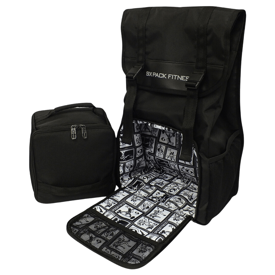 Innovator Commuter Backpack Meal Prep Management System 3 meal | Black - sixpackbags