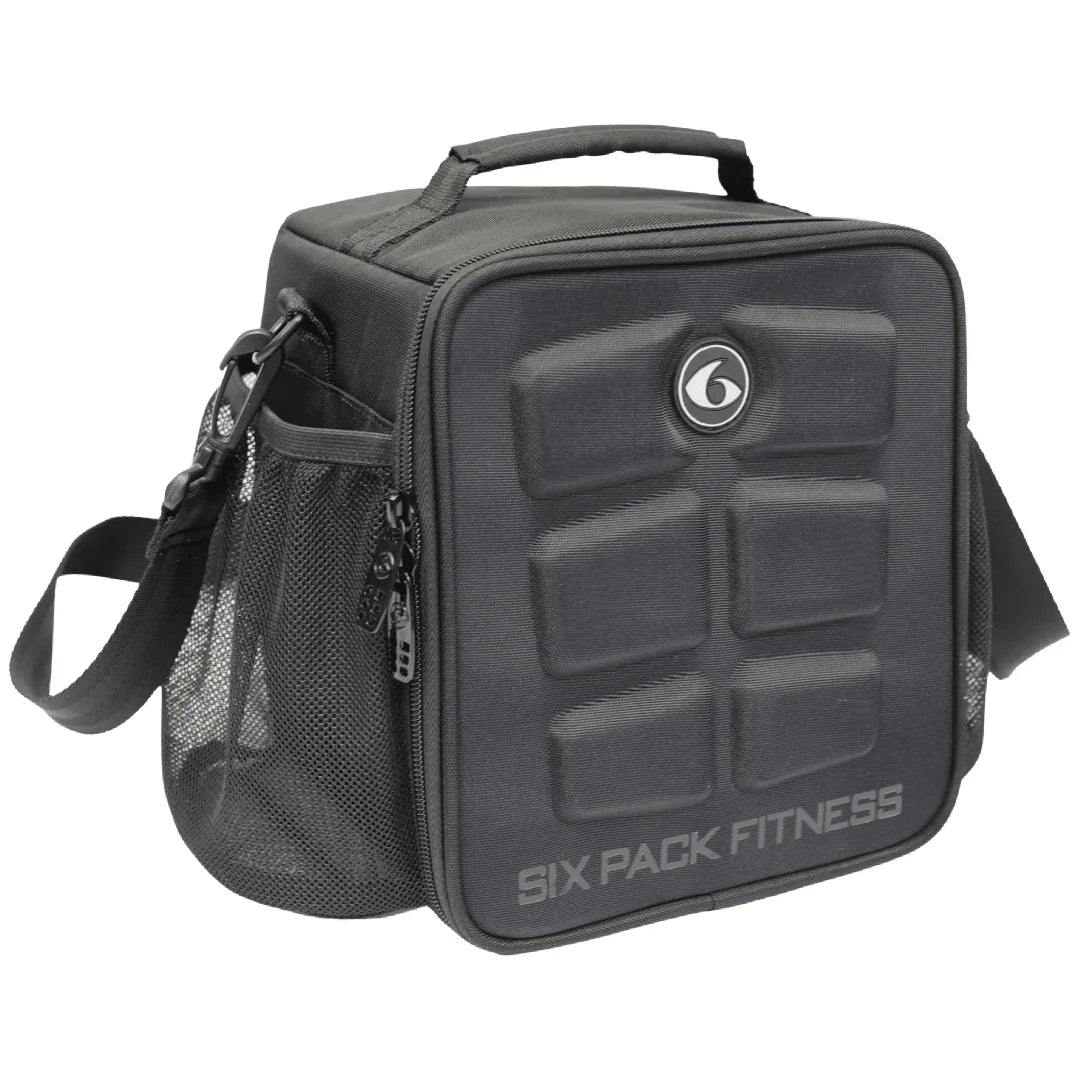 Innovator Cube XL Meal Prep Management Tote 3 - Meal (Black) - sixpackbags