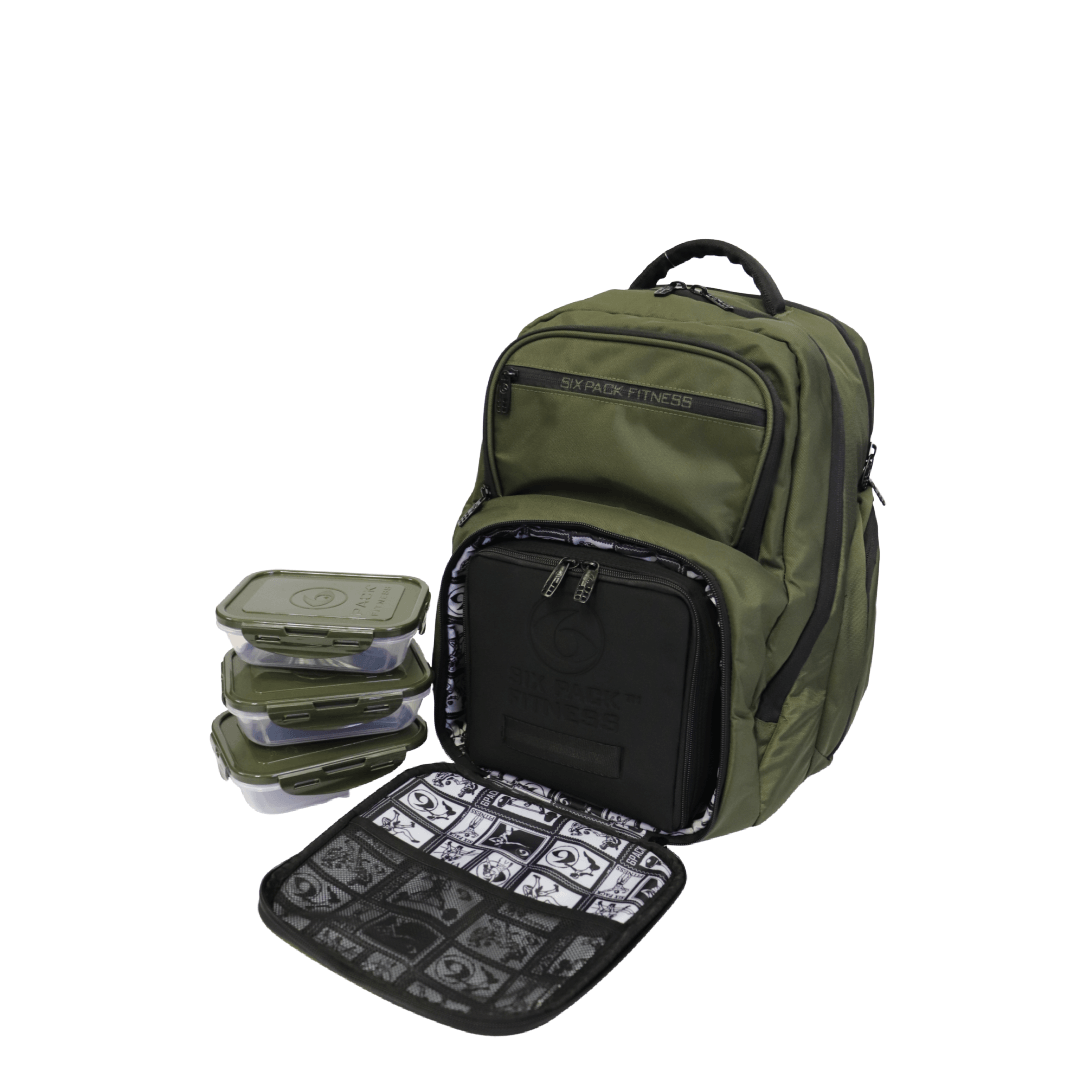 Innovator Expedition 300 Backpack Meal Prep Management Bag (Olive) - sixpackbags