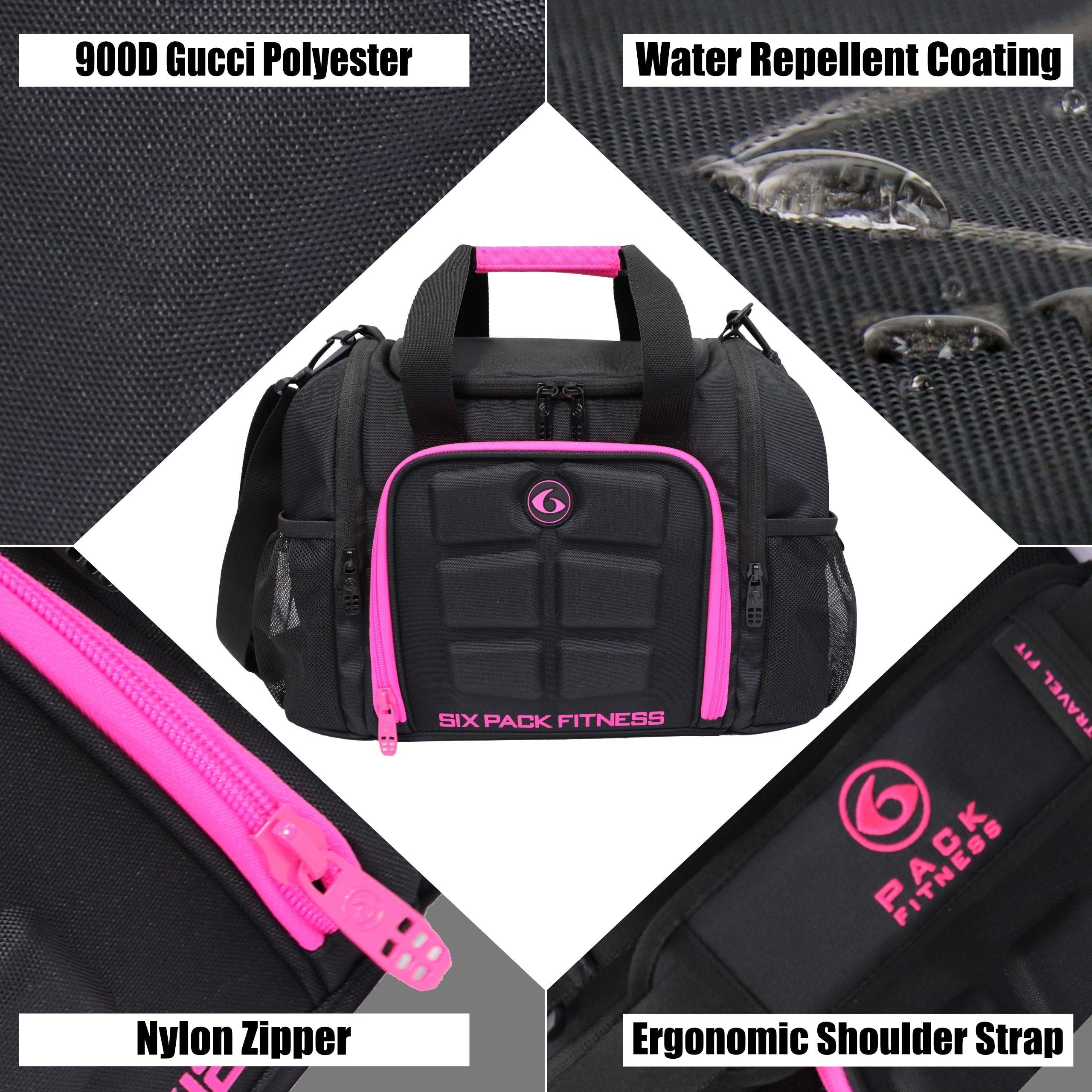 Innovator Mini Meal Prep Management Tote | Black/Pink - sixpackbags