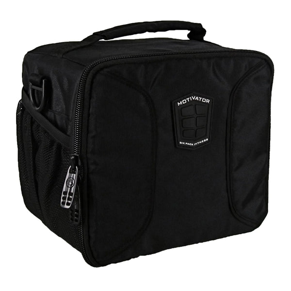 Meal Prep Management Tote Bag | 3-Meal Lunch Box | Black Stealth | Mot